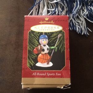 Hallmark Keepsake Ornament.  All Round Sports Fan